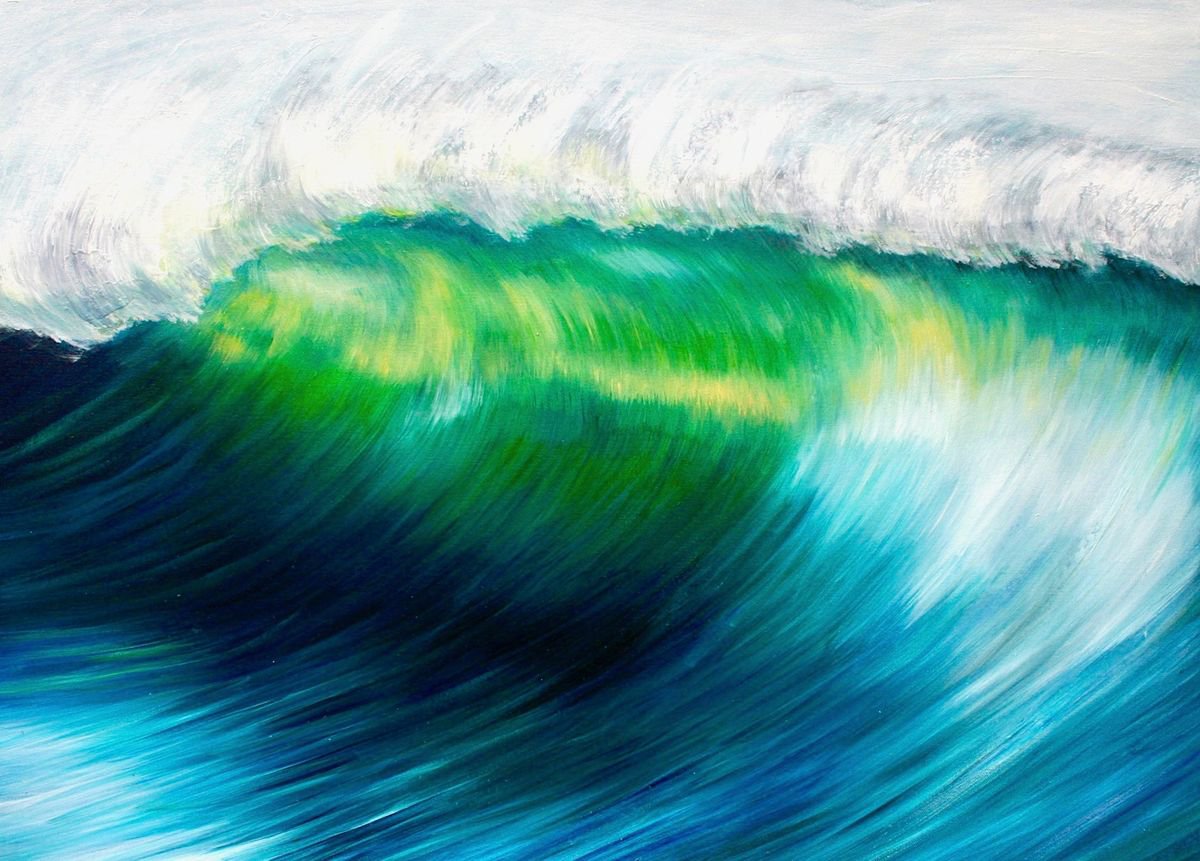 Emerald Wave II by Catherine Kennedy