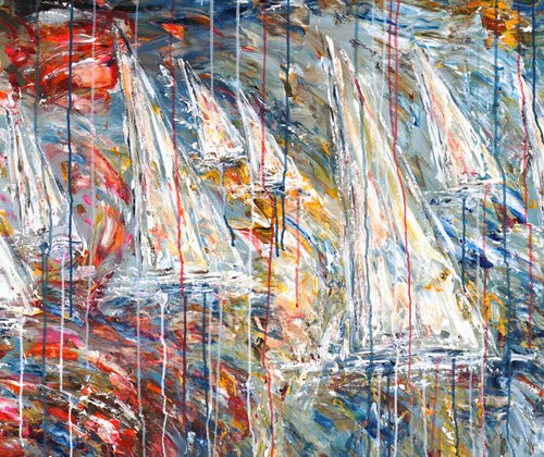 Slim: Stormy Sailing Regatta 1 by Peter Nottrott