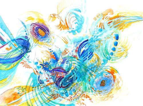 Waves in Turquoise by Carolin Goedeke
