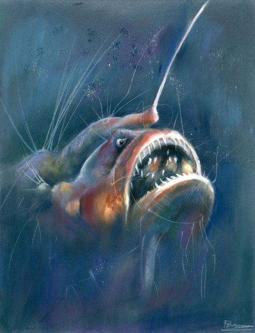 Anglerfish by Olga Shefranov (Tchefranov)