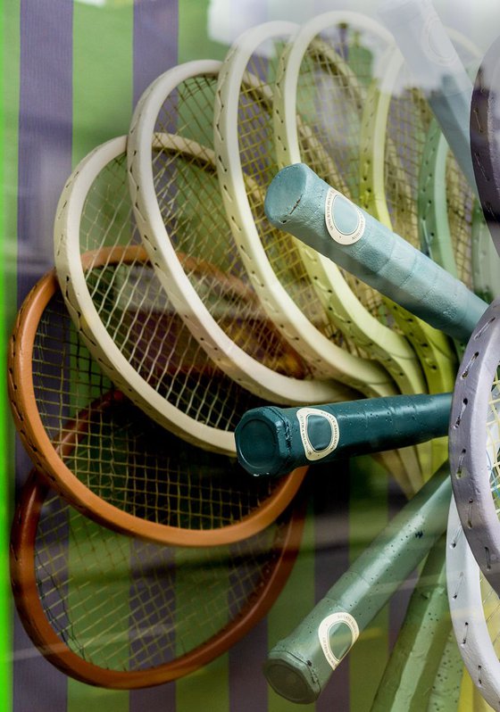 TENNIS RACK MANIA WIMBLEDON 2017  1/20 12" X 8"