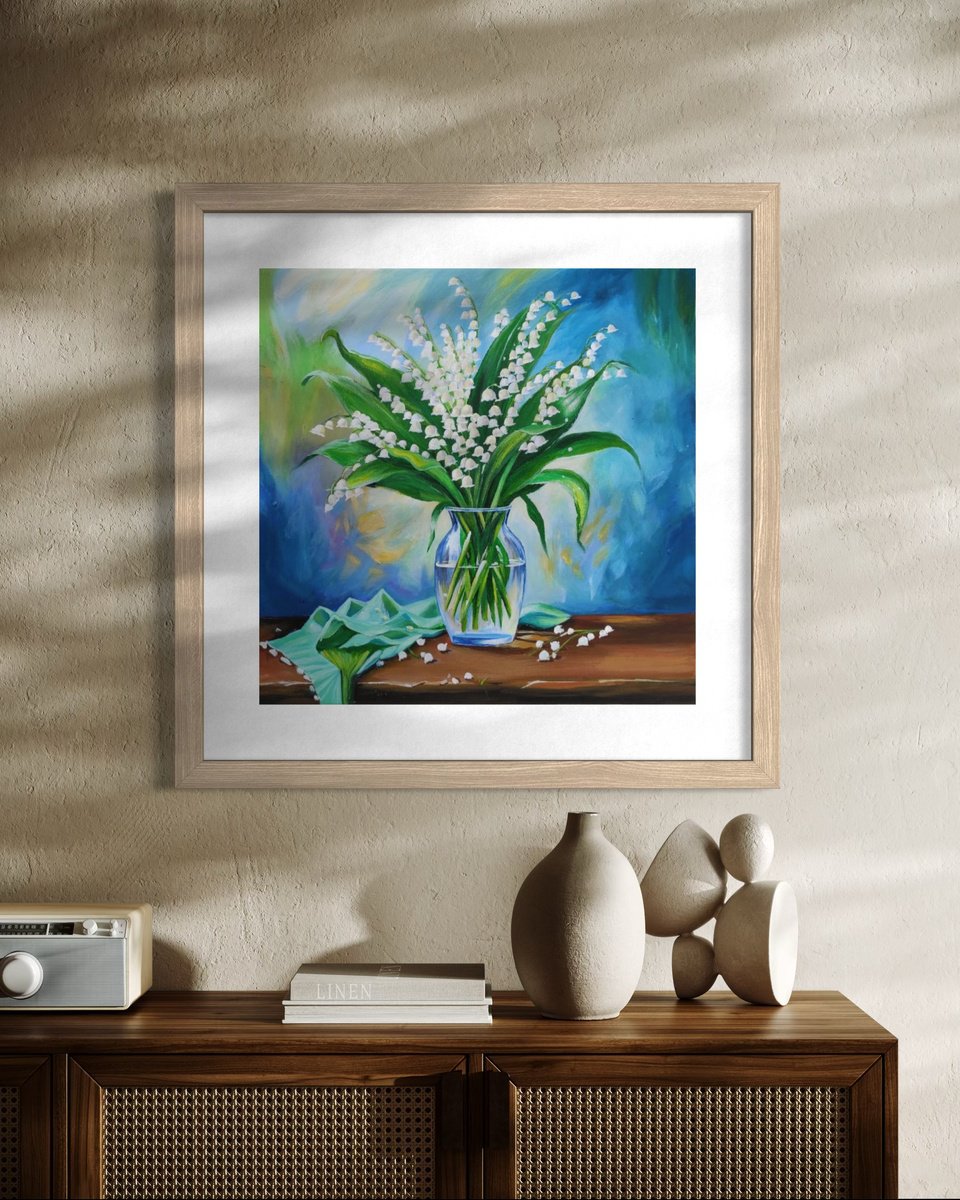 - Lily Of The Valley” By Yulia Pristupa, 12 X 12, Artwork For Sale On Artfinder