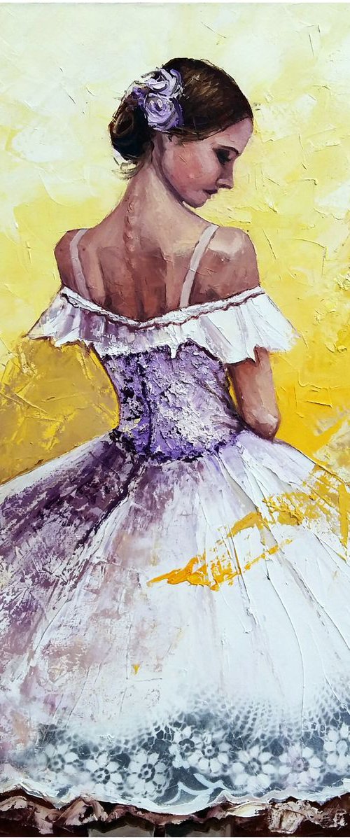 Ballerina 2    80x80cm by Tigran Mamikonyan