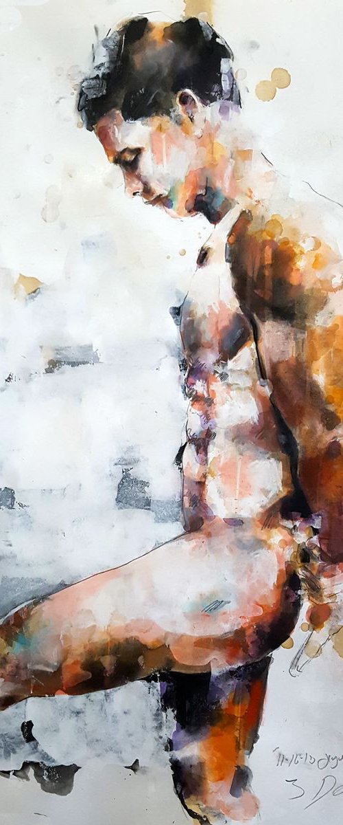 11-16-18 figure with raised leg by Thomas Donaldson