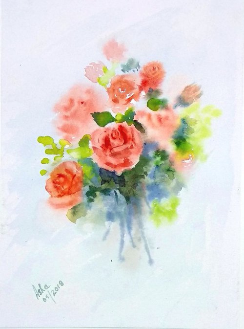 Summer Roses  for you by Asha Shenoy