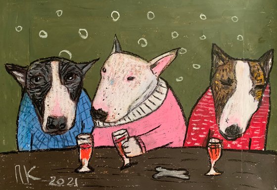 Drinking dogs #3