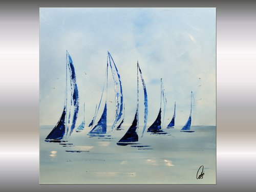 Sailboat Race III by Edelgard Schroer