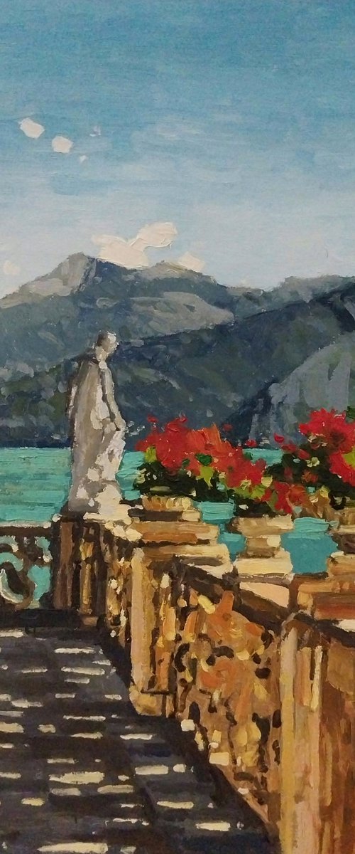 on Lake Como by Vahan Shakhramanyan