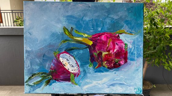 Dragon Fruit Still Life Art