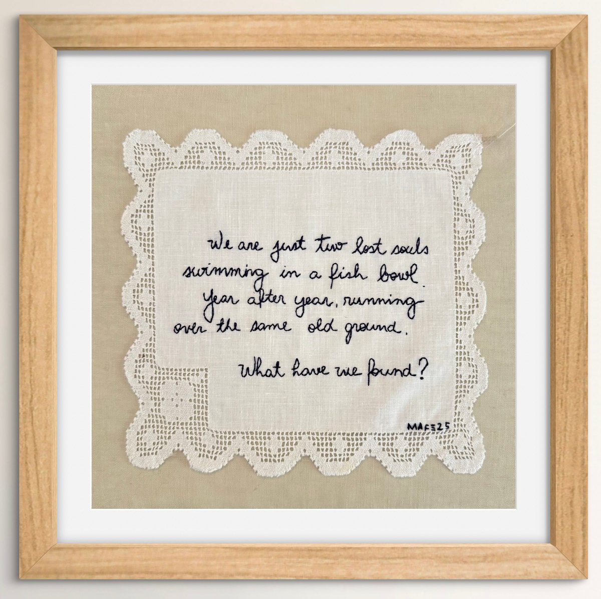 Expressive Abstract Relief By Mafe Bastos, 10 X 10", "Lost Souls", Original Artwork