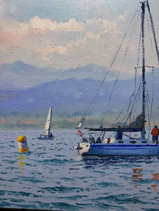 Seascape with Sailboats 53