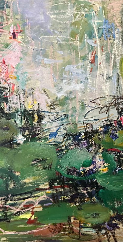 The old pond. Water lilies. by Lilia Orlova-Holmes