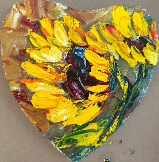 Heart Sunflowers