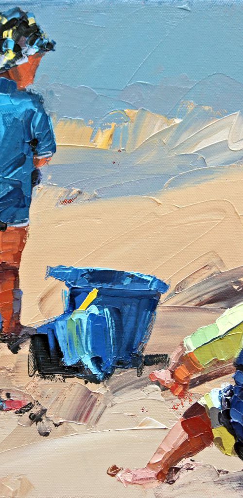 Sand Play Petite II by Claire McCall