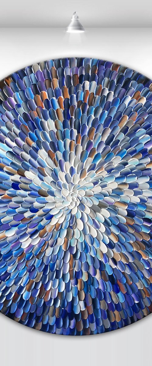 'Nix regina orbis V' - 36x36” by Tatiana Georgieva