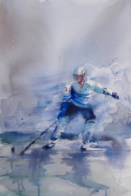 hockey player 3 by Giorgio Gosti