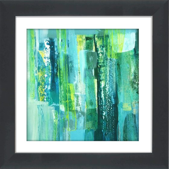 Abstraction #8 - Framed and ready to hang - original abstract painting