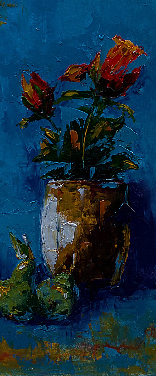 Still life painting. Original art for gift by Marinko Šaric