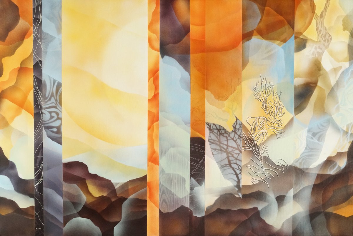  Metamorphosis Of Identity” By Vera Hoi, 47 X 31, Artwork For Sale On Artfinder