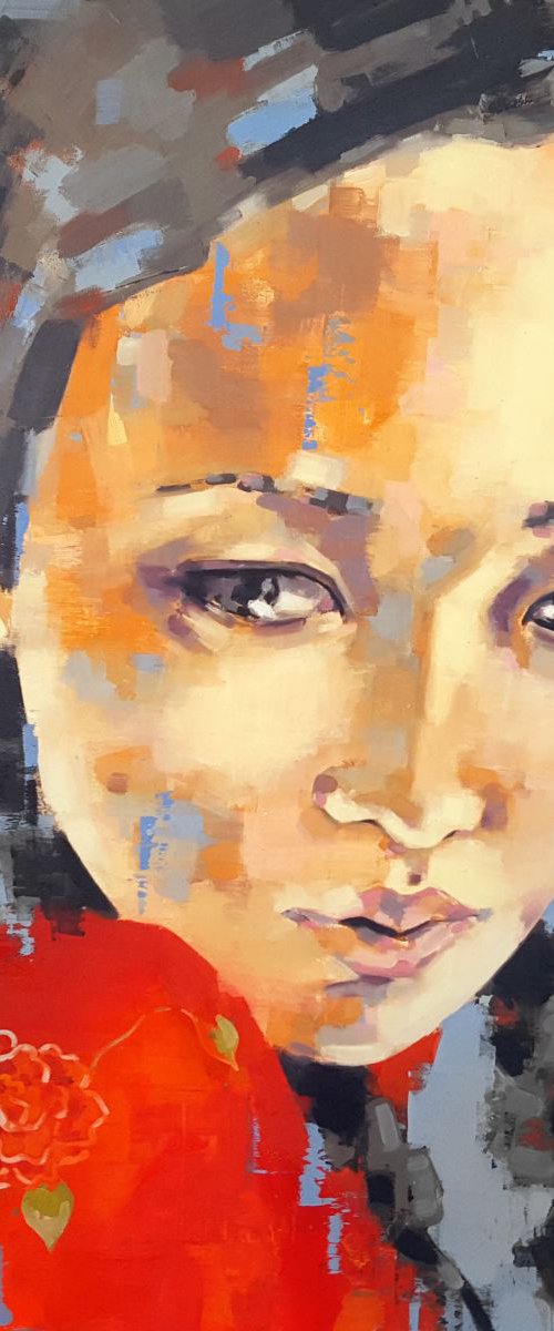 10-17-15 Study with red by Thomas Donaldson