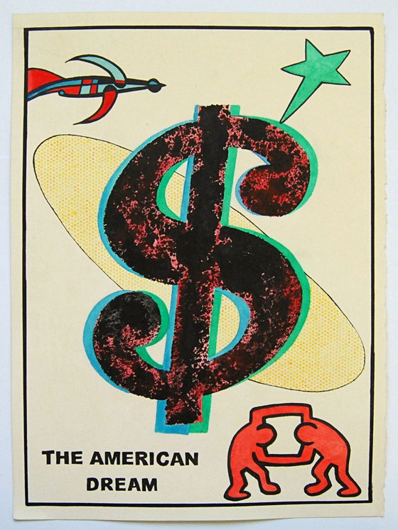 The American Dream, inspired by Warhol and Haring