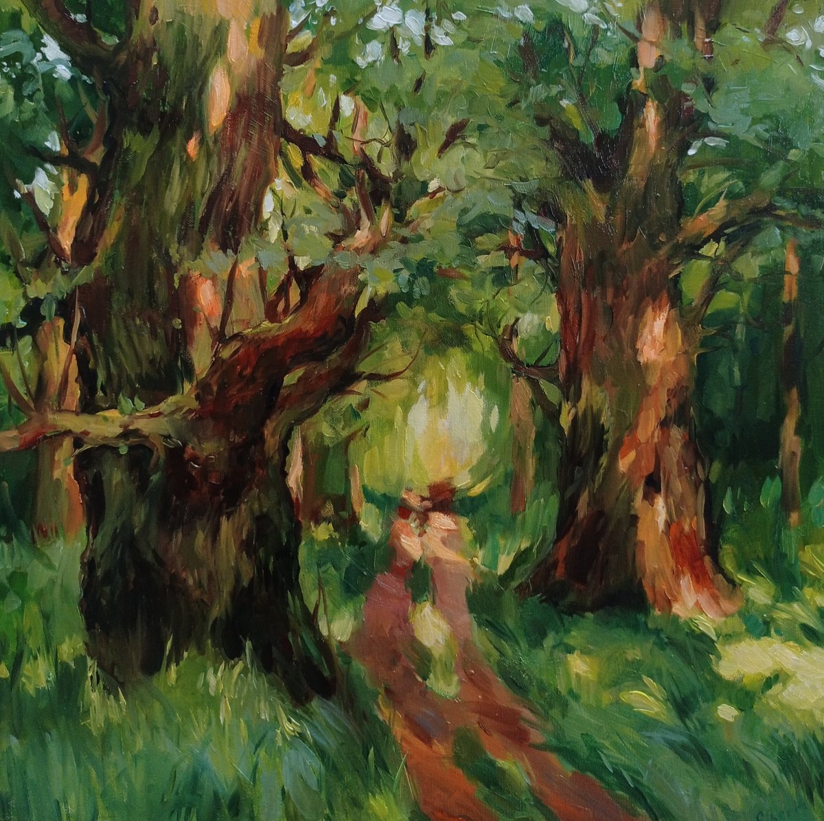 Under the trees by Elena Utkina