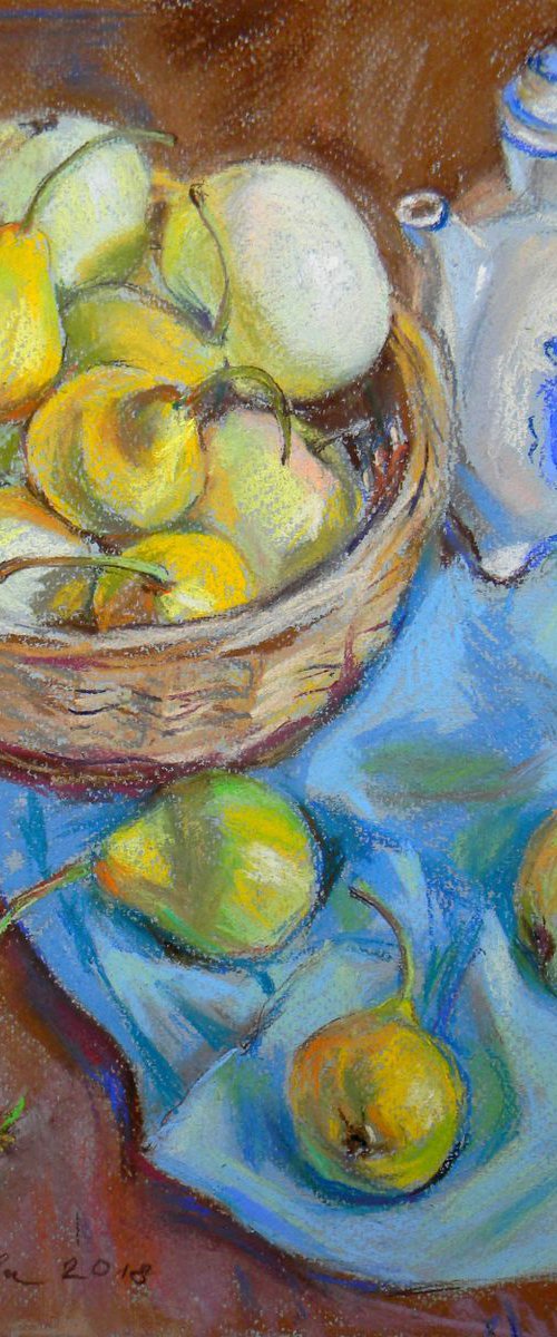 White apples filling and pears by Liudmyla Chemodanova