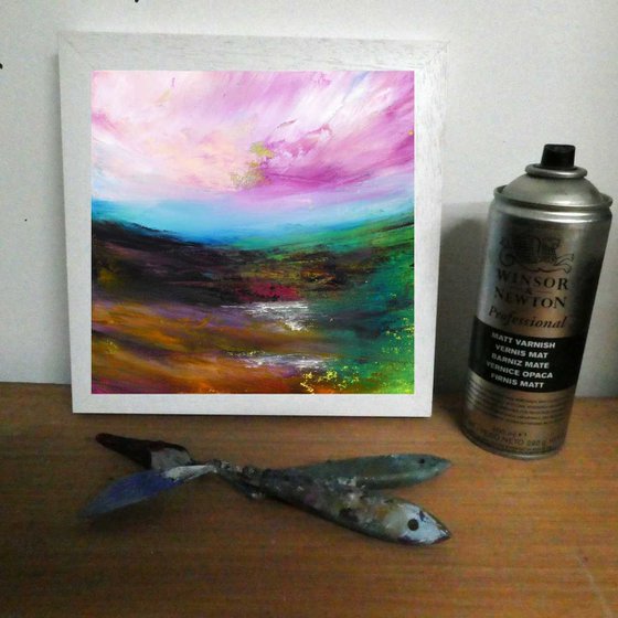 Pink Moorland Sky