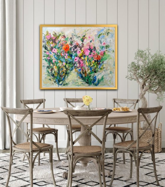 Pendant ce temps, les fleurs