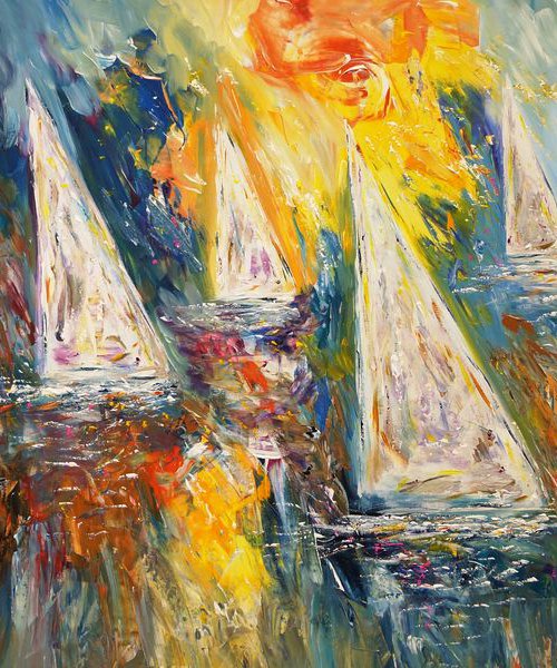 Summer Sailing Regatta XXL 1 by Peter Nottrott