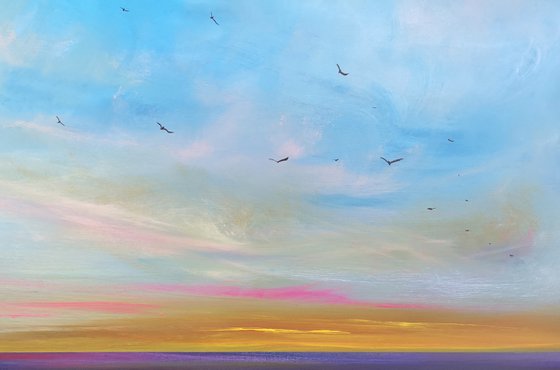 Call It Dreaming - Cornish Seascape, Art, Skyscape