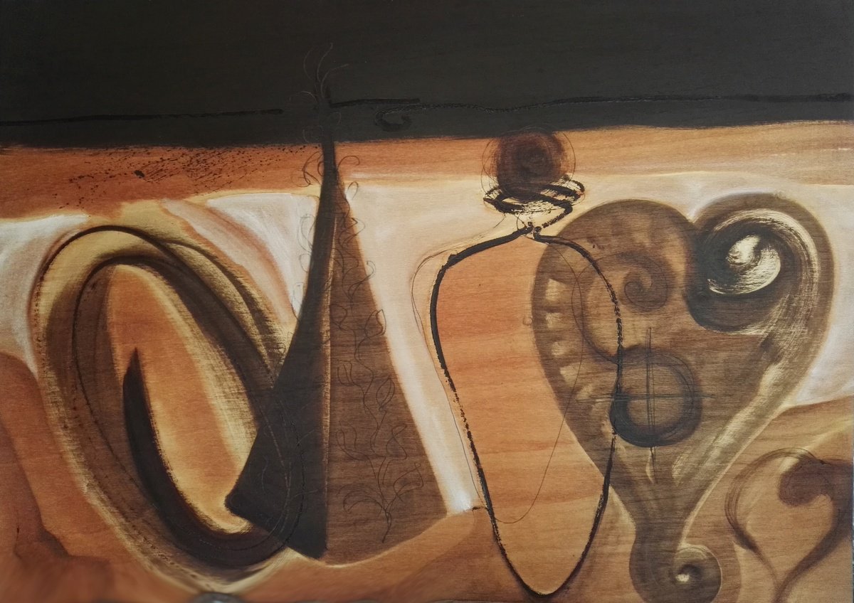 Surrealistic Acrylic Painting , Qwpircu By Stefano Mazzolini, 39 X 28, Artwork For Sale On Artfinder