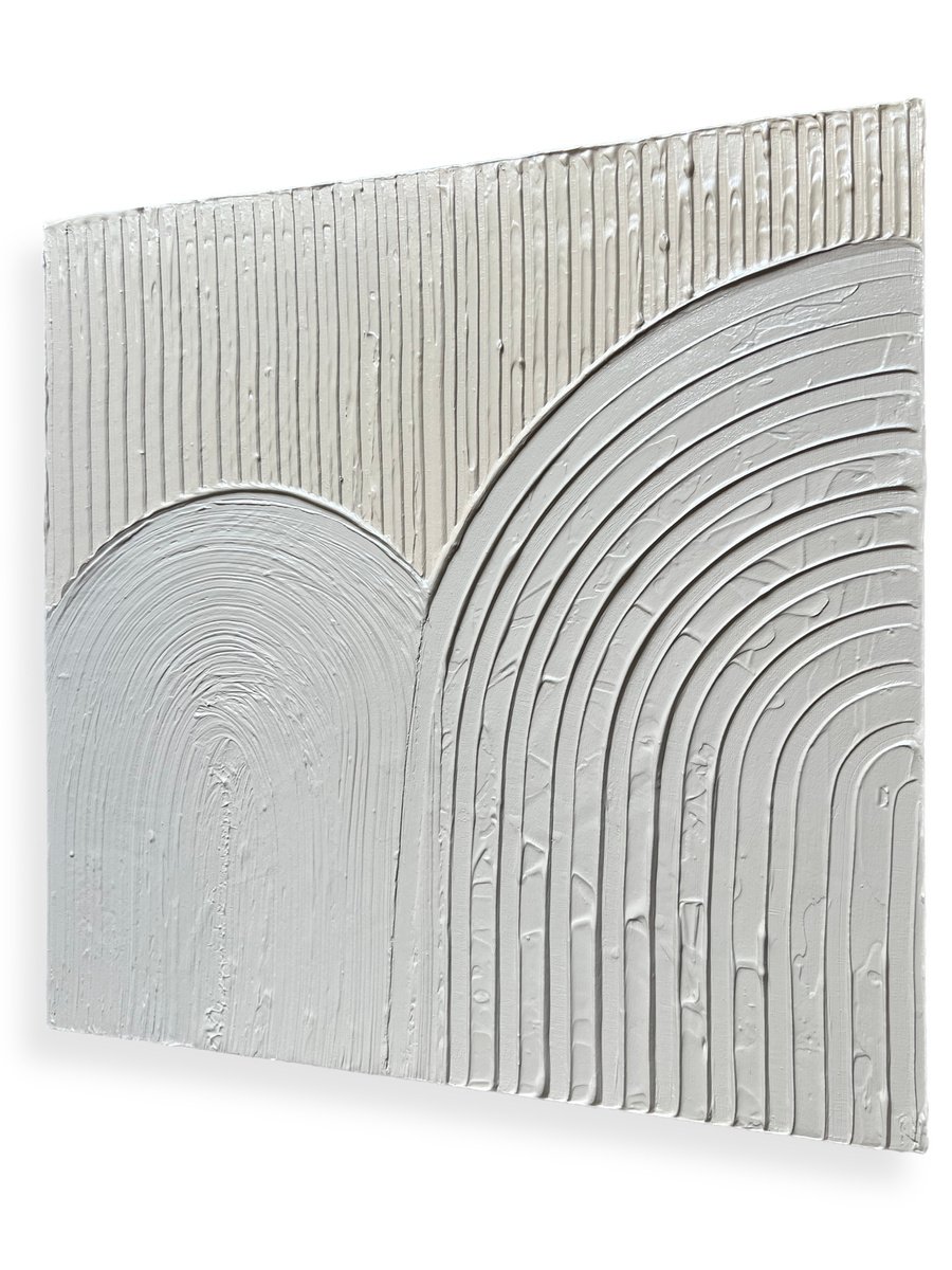 Geometric Abstract Painting By Irina Rumyantseva, 20 X 20, Zephyrs, Original Artwork