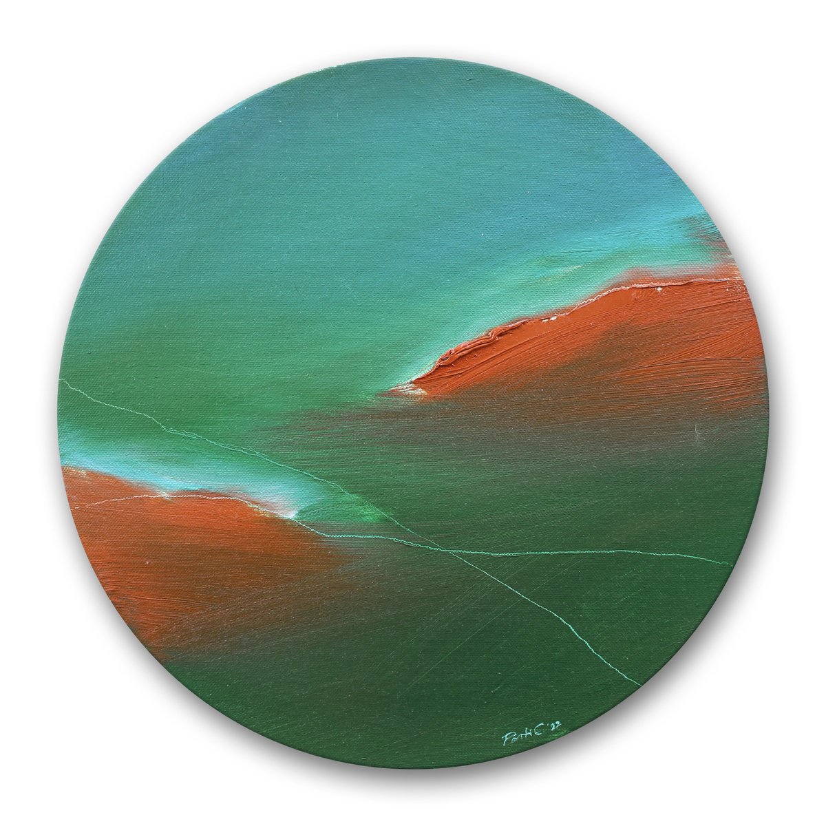 Scartched Landscape Iii By Emma Pesti, 16 X 16, Artwork For Sale On Artfinder