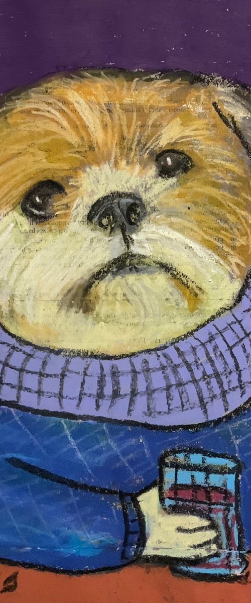 Drinking dog #85 by Pavel Kuragin