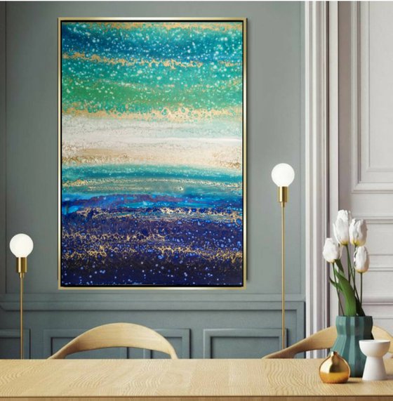 Blue Lagoon 70x100 cm