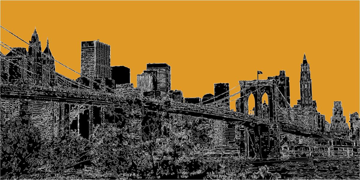 Brooklyn Bridge - New York by Keith Dodd