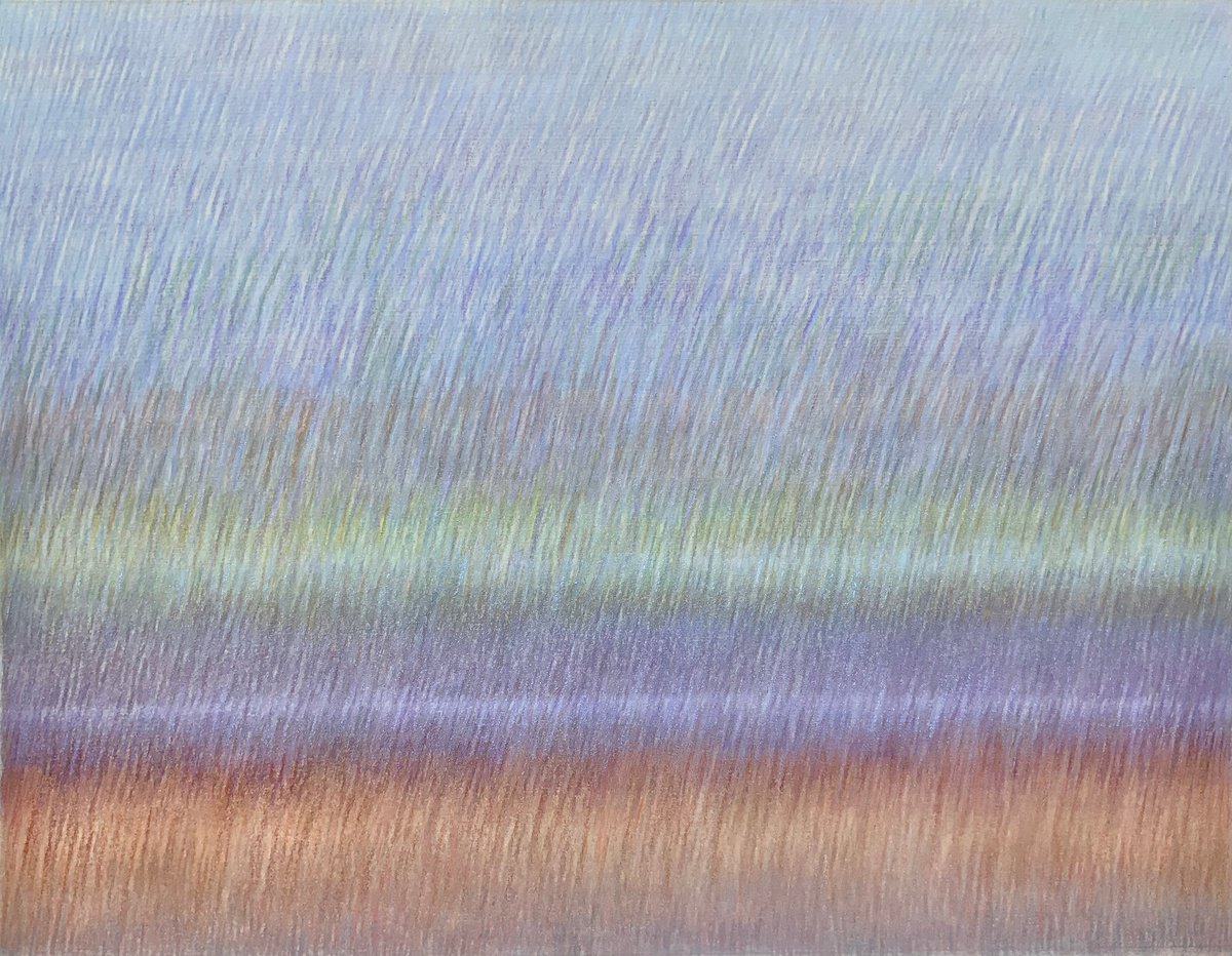 Abstract Painting By Malgorzata Krakowiak, 46 X 35", Sublimat N*126B, Original Artwork