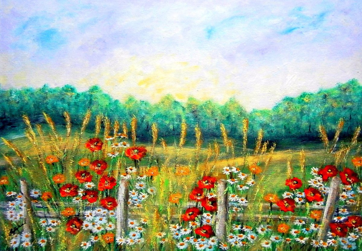 When summer painting 2.. by Emilia Urbanikova