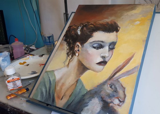 Girl With Hare