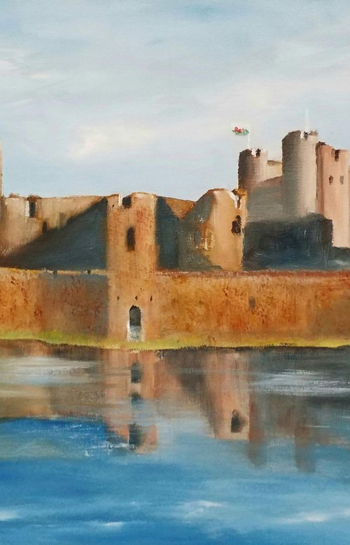 Caerphilly Castle by gerry porcher