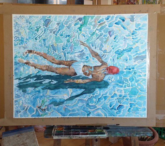 GRACE UNDER WATER 62.5 x 48 cm