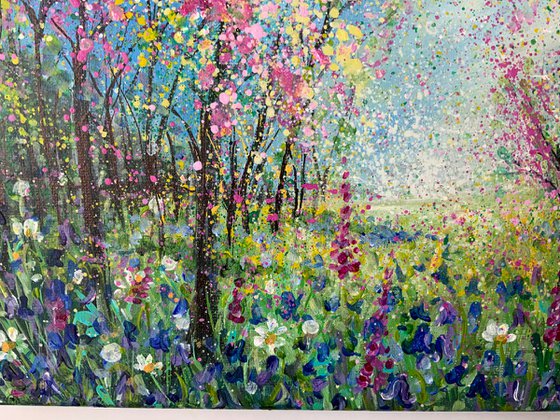 Cherry Blossom and Bluebell  View