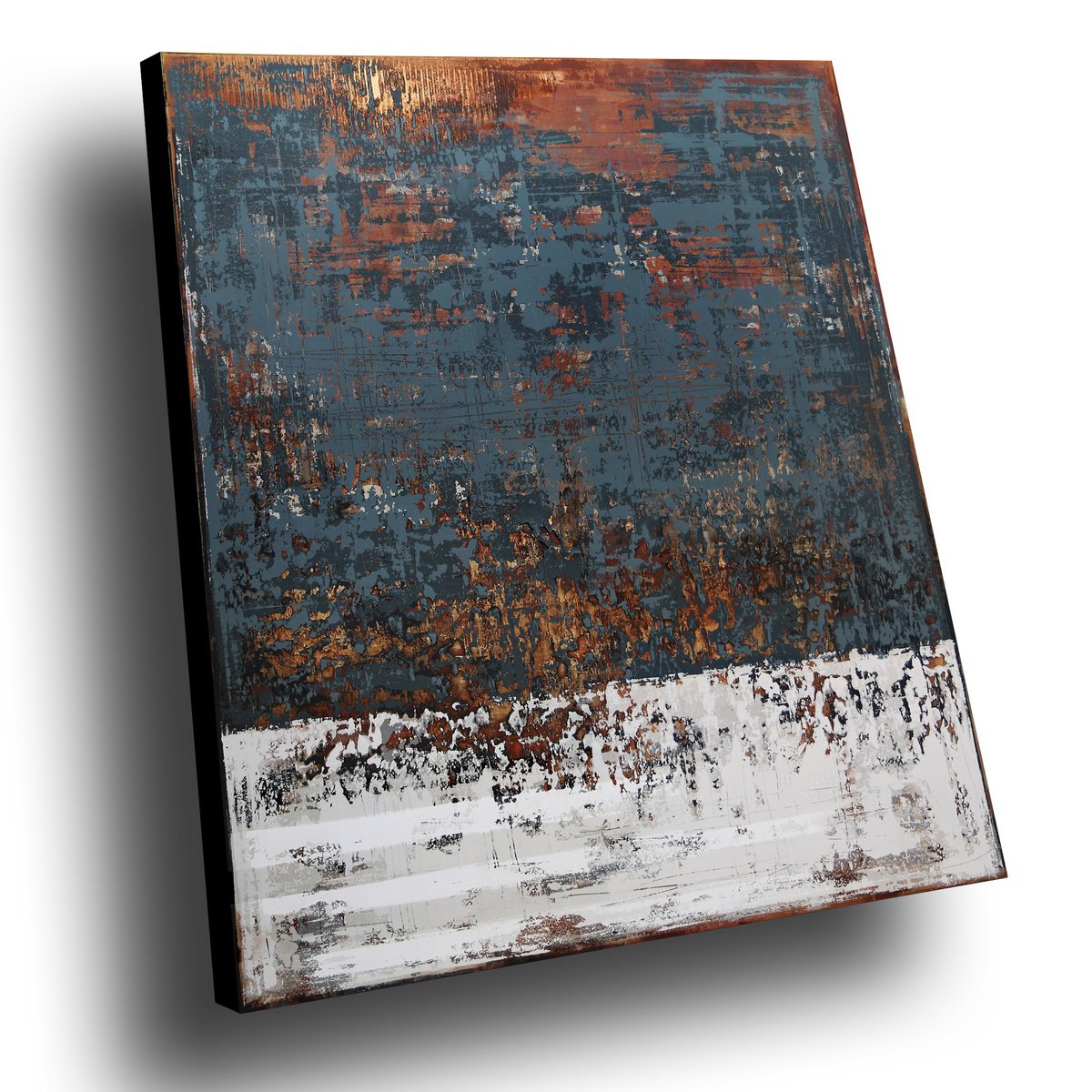 Organic Abstract Acrylic Painting By Inez Froehlich, 39 X 47, Turn The Page, Original Artwork