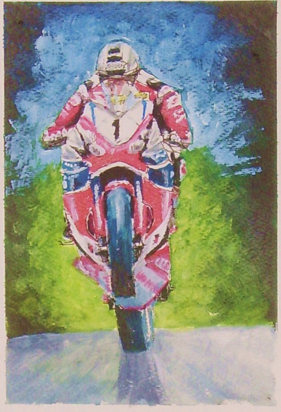 King of the Mountain - John McGuinness TT2015 - Sketch