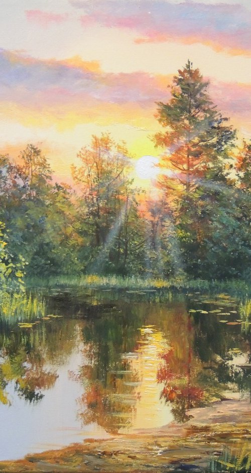 Evening Falls by Olga Riabchuk