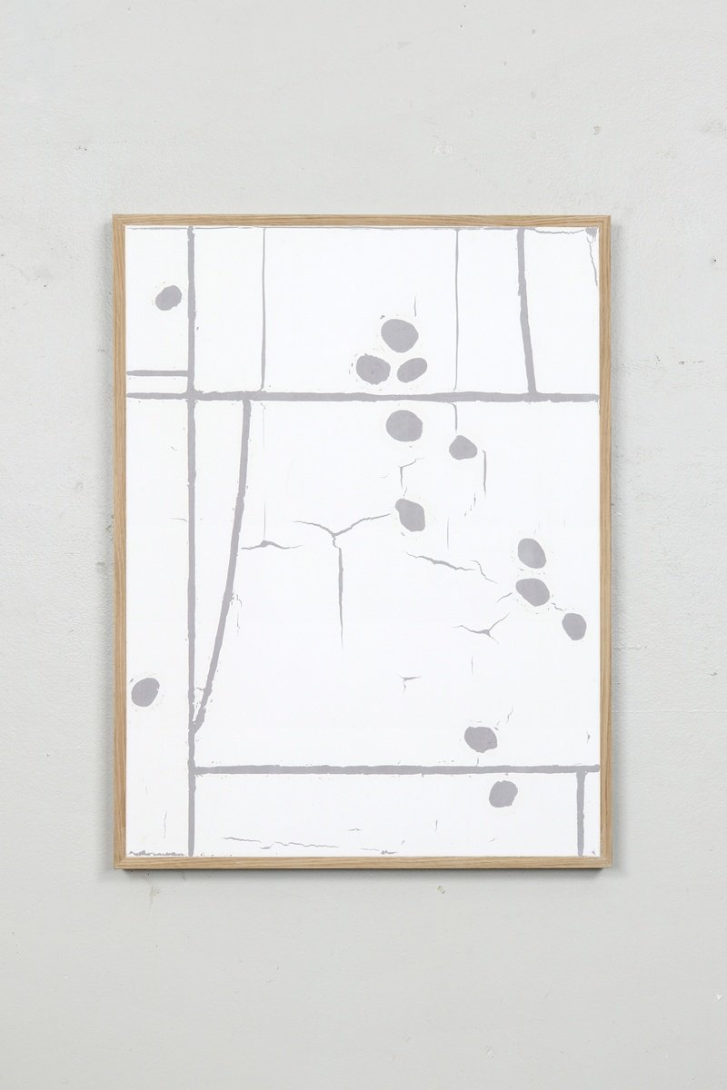 Abstract Painting By Johan Soderstrom, 25 X 33, #510 Framing Effect, Original Artwork