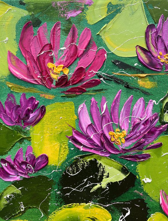 Water Lily Painting