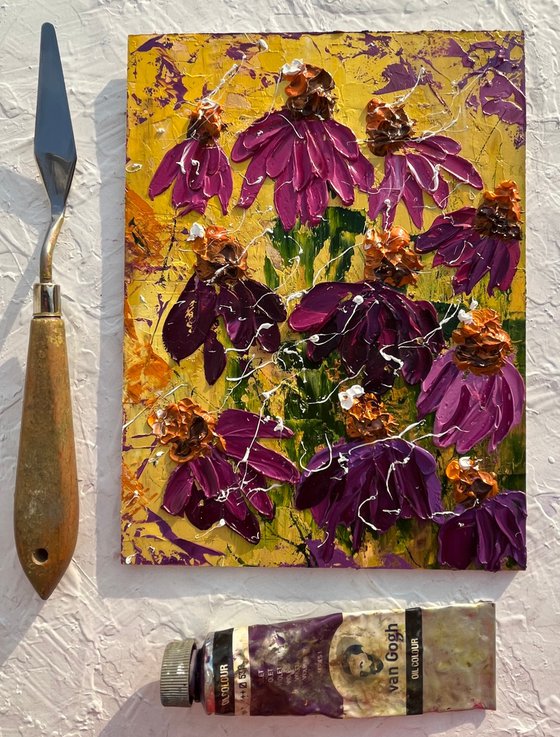 Coneflowers Painting