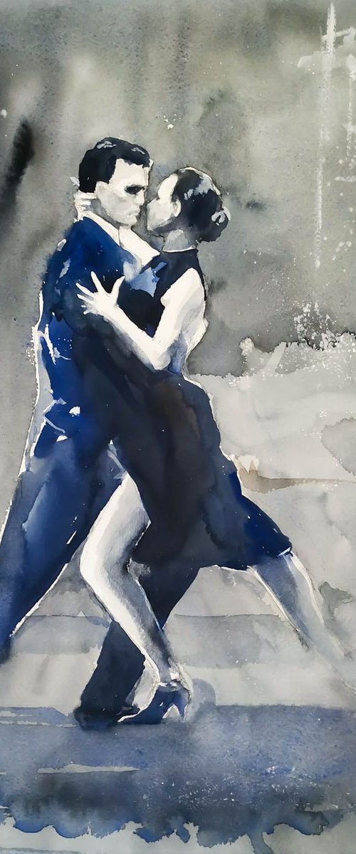 Tango on grey by Flavio Furlan